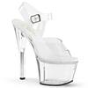 Pleaser - SKY308VL KnöchelriemenSandale, Poledance Schuhe - Pole dance schuhe - Transparent Product image